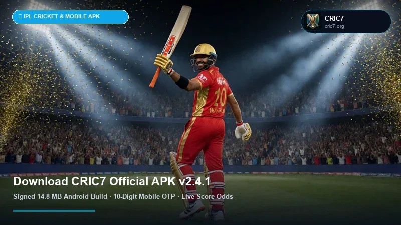 Cric7 Official Android APK v2.4.1 Download & Installation